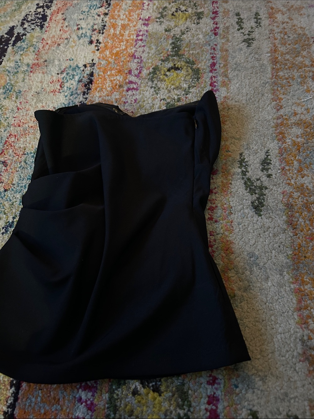 Black Strapless Shirt - zara - Picture 2 of 5
